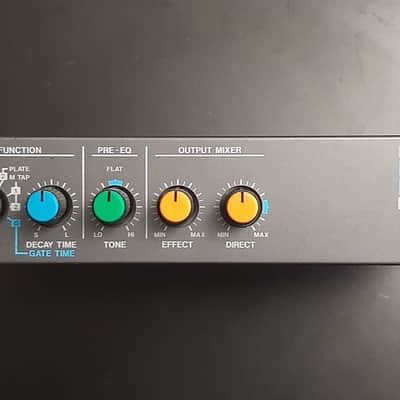 1980s - Vintage Boss RRV-10 Micro Rack Series Digital Reverb 1980s - Black image 3