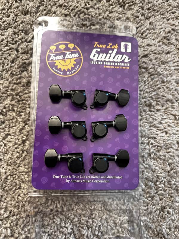 Allparts Locking Tuners - Black image 1