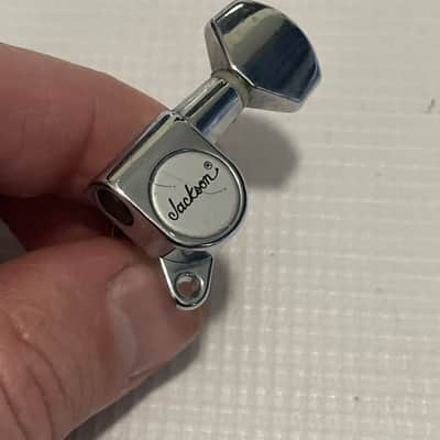 2000's Jackson DK2 Dinky Guitar Chrome Jin Ho Korea Tuners Tuning Pegs 6 In Line (Incomplete Set) image 5