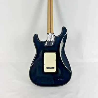 1994 Fender Squier Stratocaster Black good condition w/Gig bag image 8