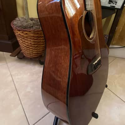 Sawtooth Mahogany Series Left-Handed 12-String Solid Mahogany Top Acoustic-Electric Dreadnought Guitar image 18