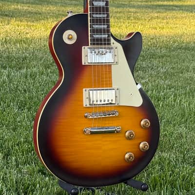 Epiphone Inspired by Gibson Limited Edition 1959 Les Paul Standard 2023 - Satin Dark Burst - w/ Case image 5