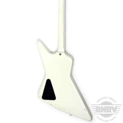 1980's Hamer Blitz Bass White Sparkle image 3