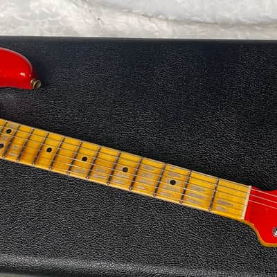 NEW! Fender Custom Shop Special Run '69 Stratocaster Heavy Relic - Handwound P/U's - Aged Ferrari Red - Reverse Headstock - 7.9lbs - Authorized Dealer - One OFF! SUPER RARE! G07043 image 5