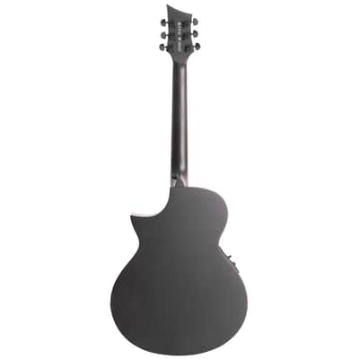 Lindo Neptune V3 Electro Acoustic Guitar with Sapele Back and Sides / Mahogany Neck / Spruce Top / Luminlay Side Dots / Planet Core 12th Fret Inlay - Matte Black (Nylon Strings) image 5