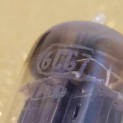 RCA 6CG7 tNOS AT1000 TESTED Vacuum Tube T1 blackplate dual triode 1954-1959 image 6