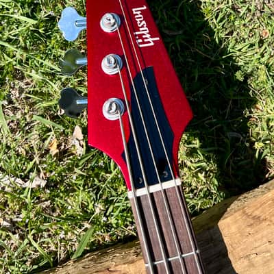 Gibson Non Reverse Thunderbird Bass Guitar 2022 - Sparkling Burgundy image 16
