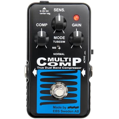EBS Blue Label MultiComp | Multi-Compressor Pedal. New with Full Warranty! image 2