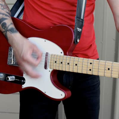 Couch  Black With Silver Racer X Guitar Strap image 5