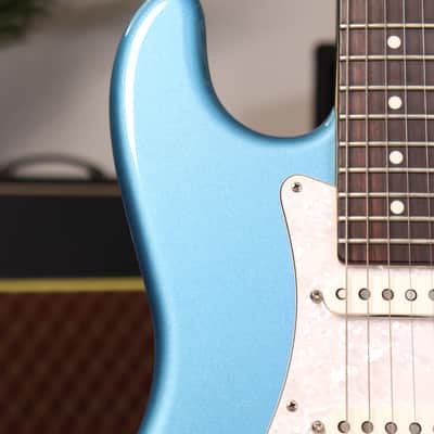 2016 Schecter USA Custom Shop Traditional Wembley Lake Placid Blue SSS image 8
