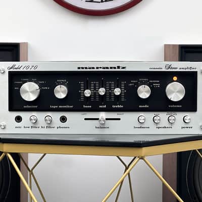 VINTAGE MARANTZ 1070 INTEGRATED AMPLIFIER (FREE WC-10 WOOD CASE) 1-YEAR WARRANTY image 1