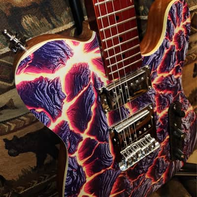 Lava Telecaster Style Guitar Custom Built All New, Great Player image 6
