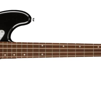SQUIER - Paranormal Rascal Bass HH Laurel Fingerboard White Pearloid Pickguard Metallic Black - 0377106565 image 1