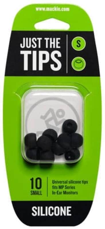MACKIE MP SERIES SMALL SILICONE BLACK TIPS KIT image 1