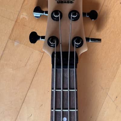 Kala U-Bass  Fretted Solid Body Jet Black image 3
