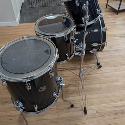 Tama Superstar 5 Piece Drum Set 1980s - Black image 5