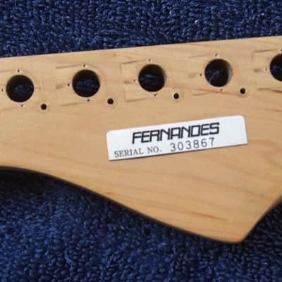 Vintage Fernandes FR 24 fret Maple Neck JAPAN image 3
