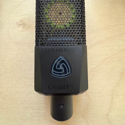 Lewitt LCT-440-PURE Large Diaphragm Cardioid Condenser Microphone 2010s - Black image 1