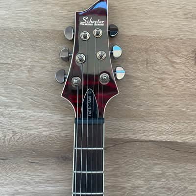 Schecter Diamond Series Red Exotic Star image 7