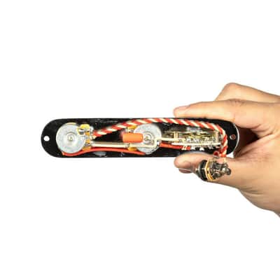 920D T4W-REV-C 4-Way Control Plate for T-Style Guitar, Reverse w/ Volume Forward image 2