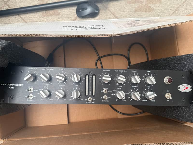 A-Designs Audio HM2 Nail Dual-Channel Compressor Limiter 2010s - Black image 1