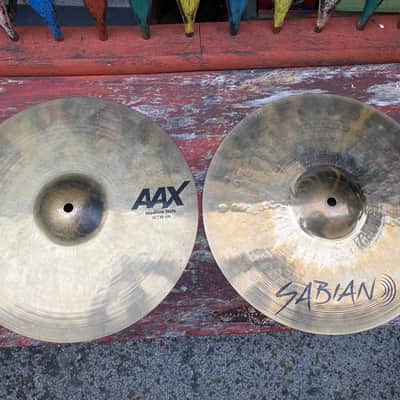 Sabian 14" AAX Medium Hi-Hat Cymbals (Pair) 2019 - Present - Brilliant image 1