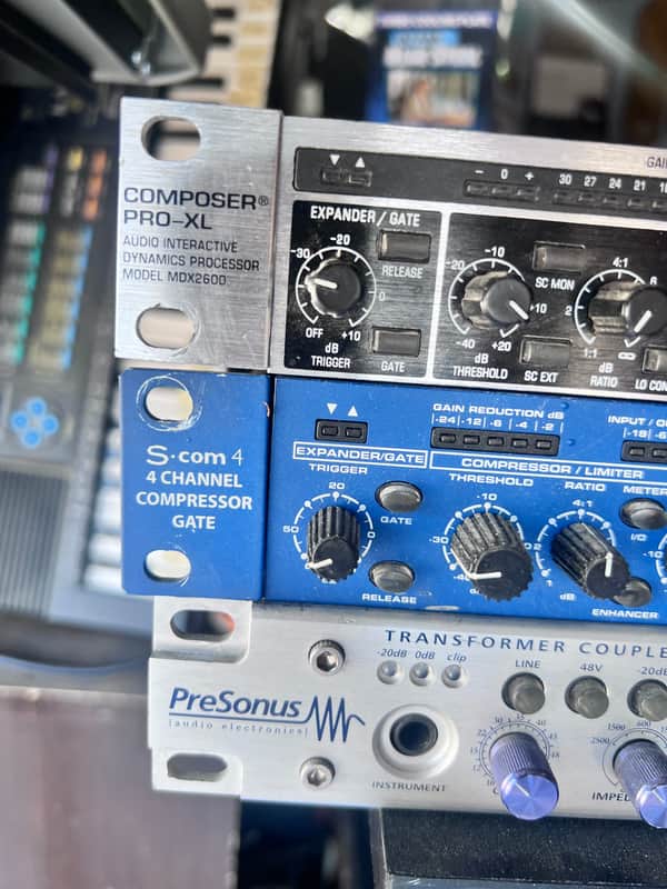 Samson S-Com 4 S Class 4-Channel Compressor/Gate 2010s - Blue image 1