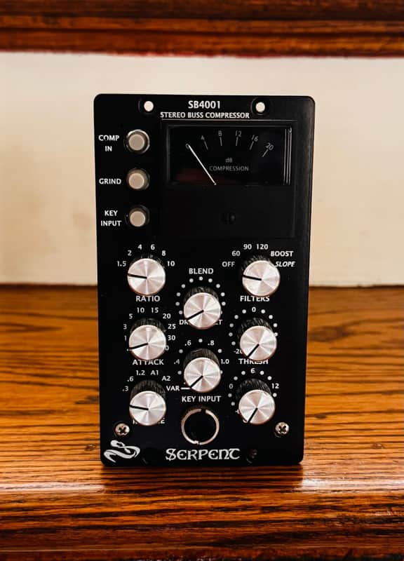 Serpent Audio SB4001 500 Series Stereo Buss Compressor Module 2010s - Black