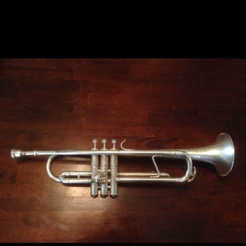 Elkhart 1920s Silver Elkhart Indiana Trumpet 1920s Silver/Satin Silver image 1