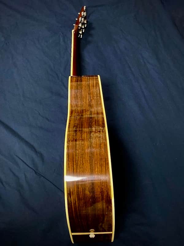 Aria Dreadnought D-40 By R.Matsuoka 1978 NAT 3 piece back MIJ