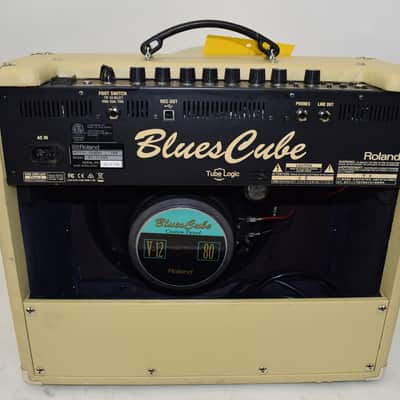 Roland Blues Cube Stage 1x12" 60-Watt Guitar Combo Amp, Blonde w/ Cover image 9