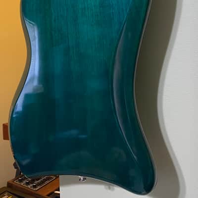 RARE MIK Guild DeArmond Sevenstar Seven-String Electric Guitar 2000-2001 Emerald Green Transparent vintage t-bird de armond korea image 8
