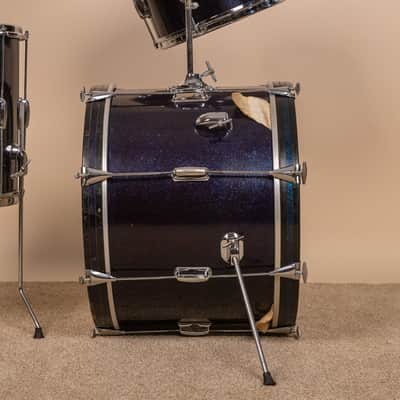 1960s Slingerland Stage Band Sparkling Blue Pearl Drum Set image 10