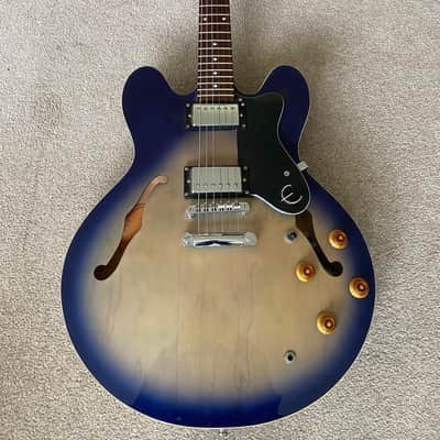Epiphone 335 Dot MIK Blue Burst w Hardcase image 1