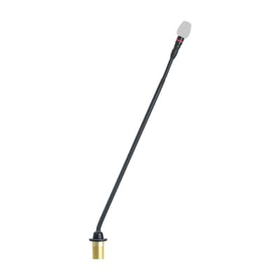 Shure MX415R/N 15" Shock-Mounted Gooseneck, No Capsule, with LED ring, includes surface mount preamplifier image 2