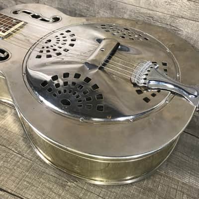 Dobro Fiddle Edge Resonator Round Neck Late 30's image 6