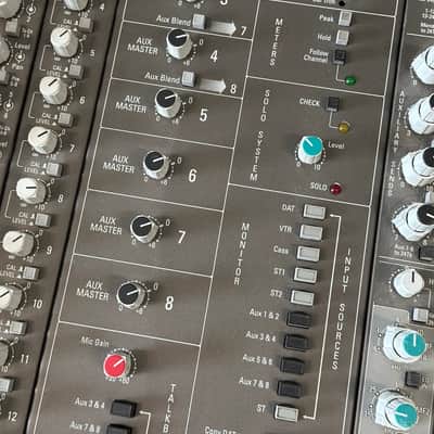 AMEK Einstein Super 'E' 1995 - 40/80 Channel Inline Recording Mixing Console image 9