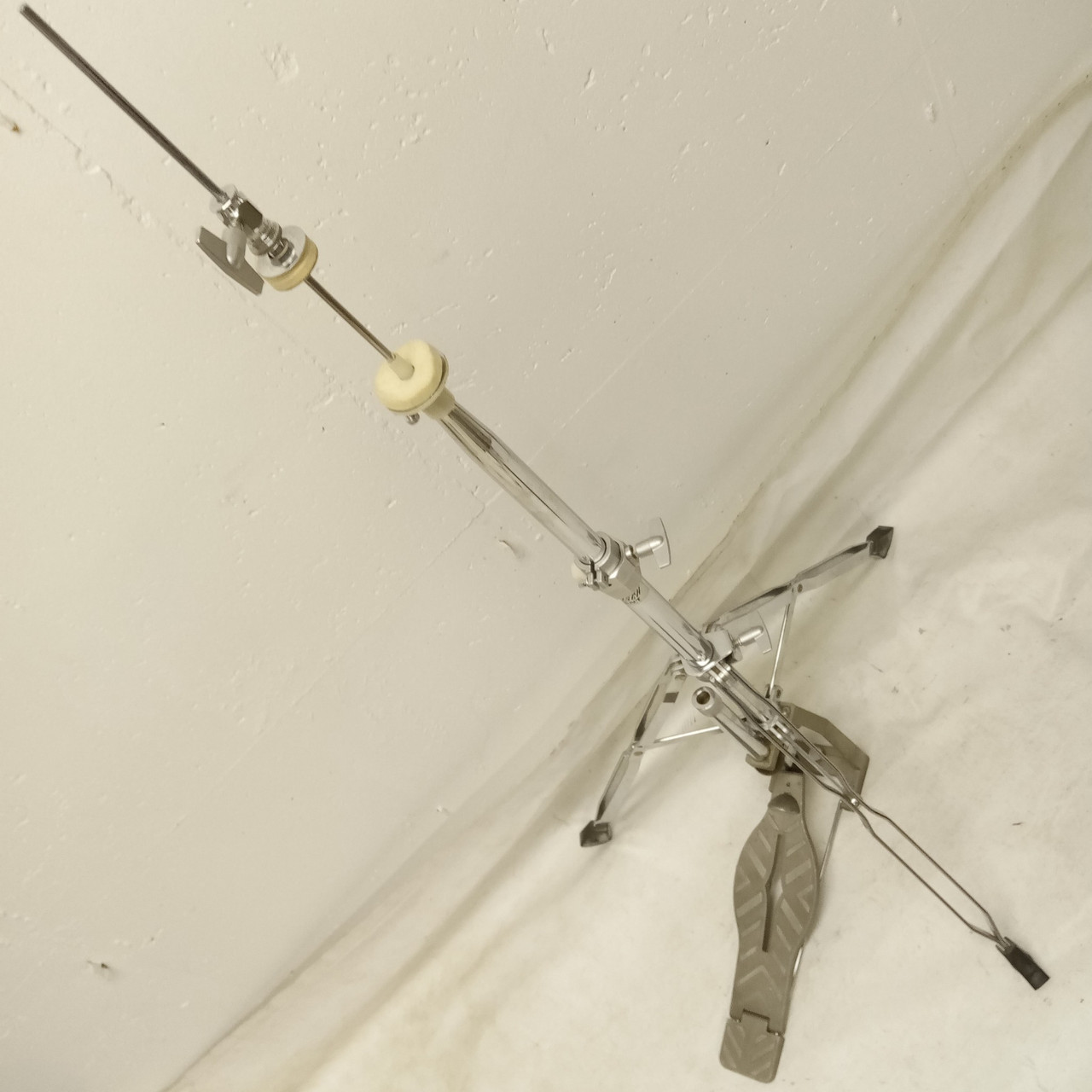 Gretsch Giant Hi-Hat Cymbal Stand Double-Braced Vintage Early 80s Chrome USA EXC — main photograph