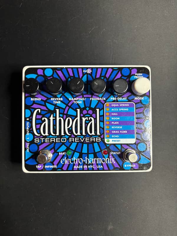 Electro-Harmonix Cathedral Stereo Reverb 2009 - 2020 Blue / Purple image 1