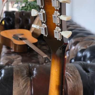 Gibson ES-135 1992 Reissue Vintage Tobacco Burst P90 Florentine based on 335 image 16