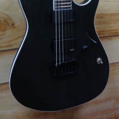 Used Ibanez Iron Label FRIX6FEAH 6 String Electric Guitar Charcoal Stained Flat image 3