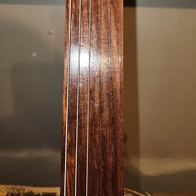 Fretless Stratocaster Style Guitar Black Motto Top End Solderless Electronics image 12