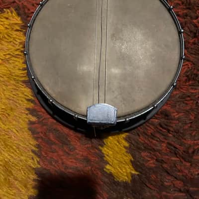 Vintage 1920s–30s Banjo Ukulele / Banjolele – Prewar Chicago Made – Grover Pat. Tailpiece – Original Skin Head - COOL! image 13