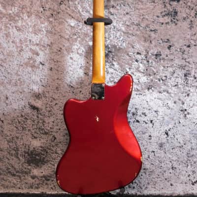 Fender Jazz Master 1965 - Candy Apple Red Matching Head image 9