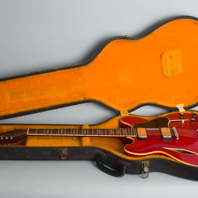 Gibson  Trini Lopez Standard Semi-Hollow Body Electric Guitar (1966), ser. #800680, original black hard shell case. image 10