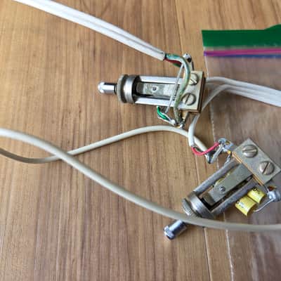 Vintage 1966 Gretsch Tennessean Electric Guitar Wiring Harness! Pots, Switches, Caps, Jack! image 3