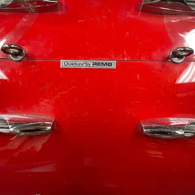 Remo 24" Quadura Marching Bass Drum - red Bild 4