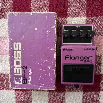 1981 BOSS BF-2 Flanger Made in Japan with Original Box - Black Label Vintage MIJ image 10