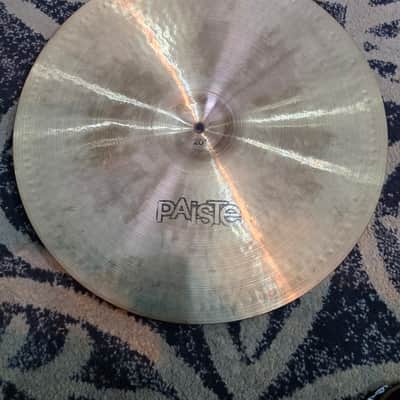 Paiste 20" 2002 Ride Cymbal 1971 - 1980 - Traditional with Black Label image 2