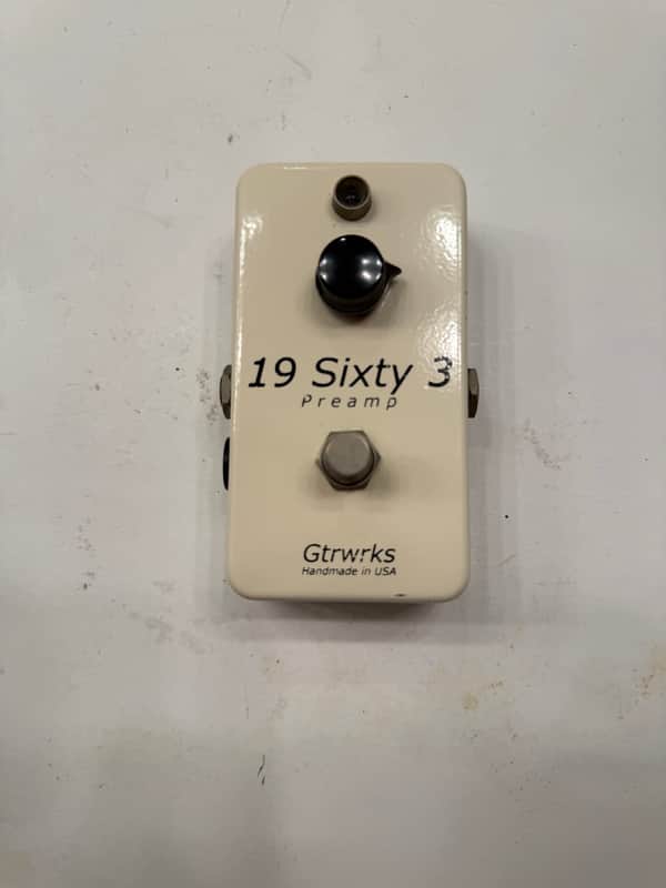 GtrWrks 19 Sixty 3 Preamp Boost Booster Rare Guitar Effect Pedal Handmade In USA image 1